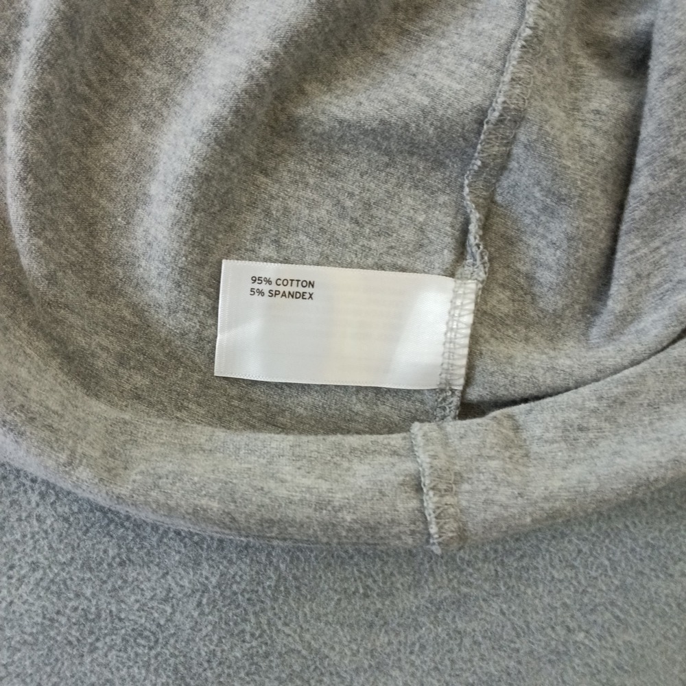 Duluth Trading Co Womens XXL Heather Gray Long Sleeve Mock Neck Stretch Shirt - Picture 7 of 7